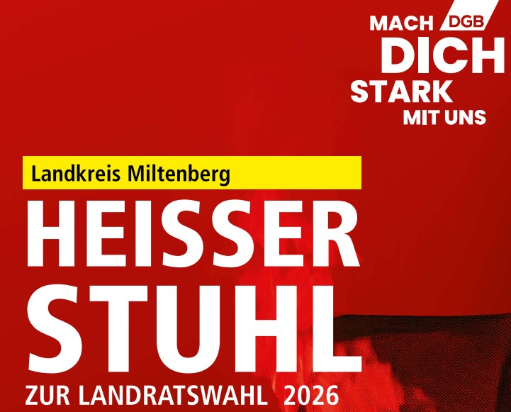 DGB: "Heißer Stuhl zur Landratswahl"