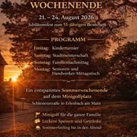 Minigolf Jubiläums-Wochenende "55 Jahre" 