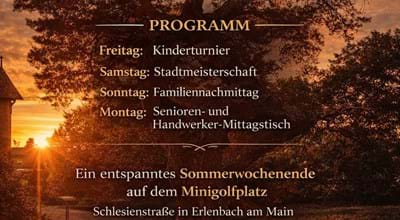 Minigolf Jubiläums-Wochenende "55 Jahre" 