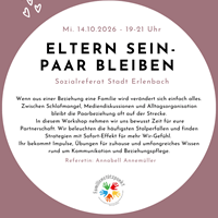 Workshop  "Eltern sein - Paar bleiben"