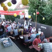 Lampionfest im Innenhof