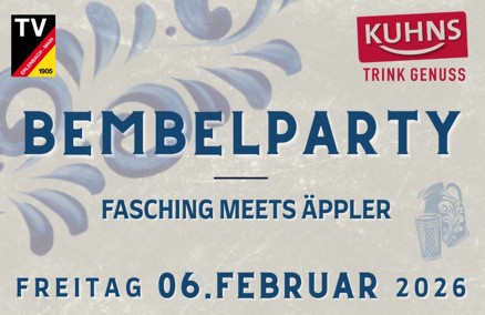 Bembelparty - Fasching meets Äppler